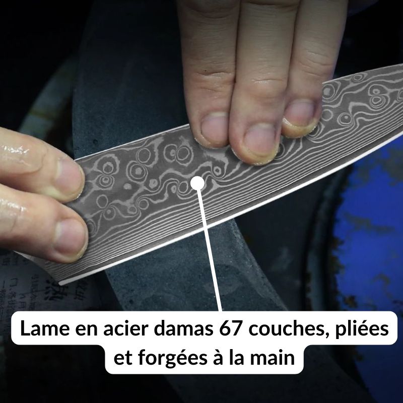 Couteau Damas Jacques Morel