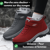 Botte ergonomique à scratch avec espace généreux pour les orteils et le talon -OrthoMotion