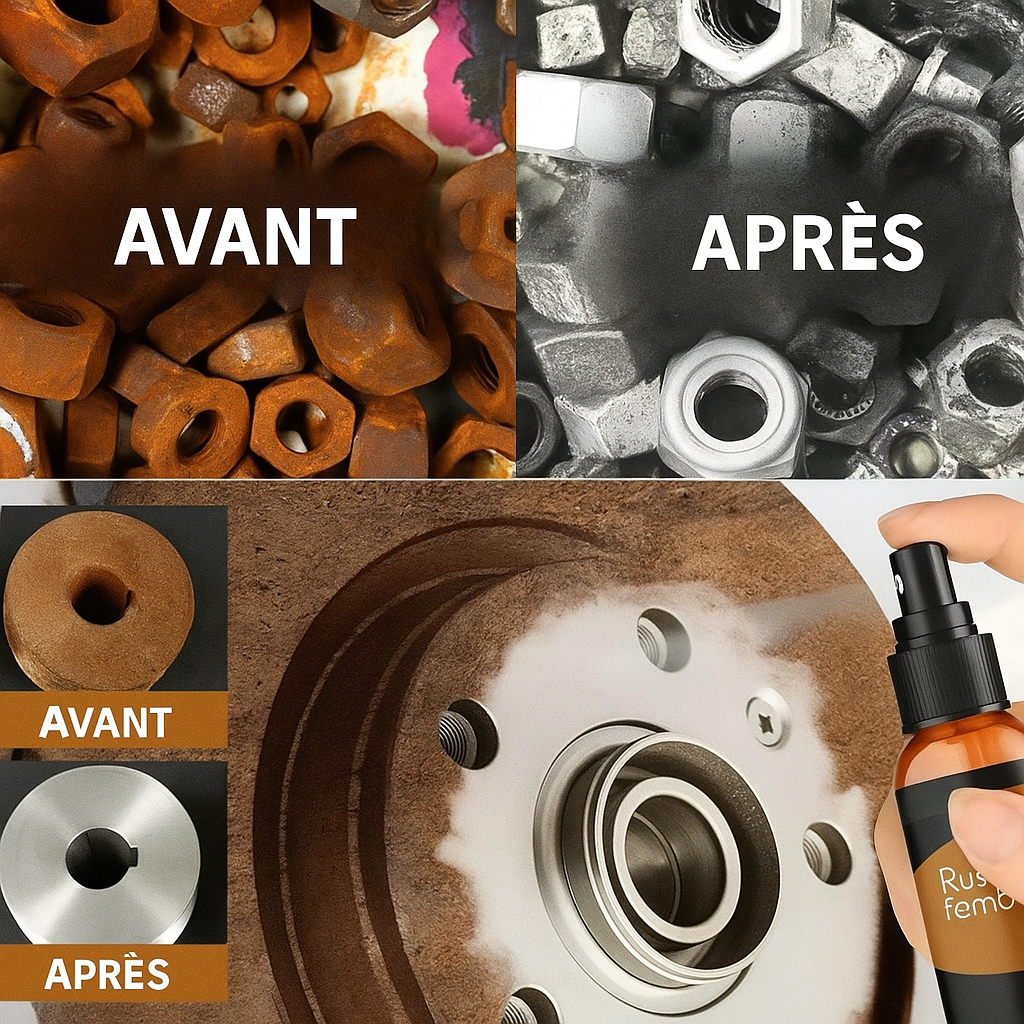 Rust Remover - élimine même la rouille tenace en quelques secondes