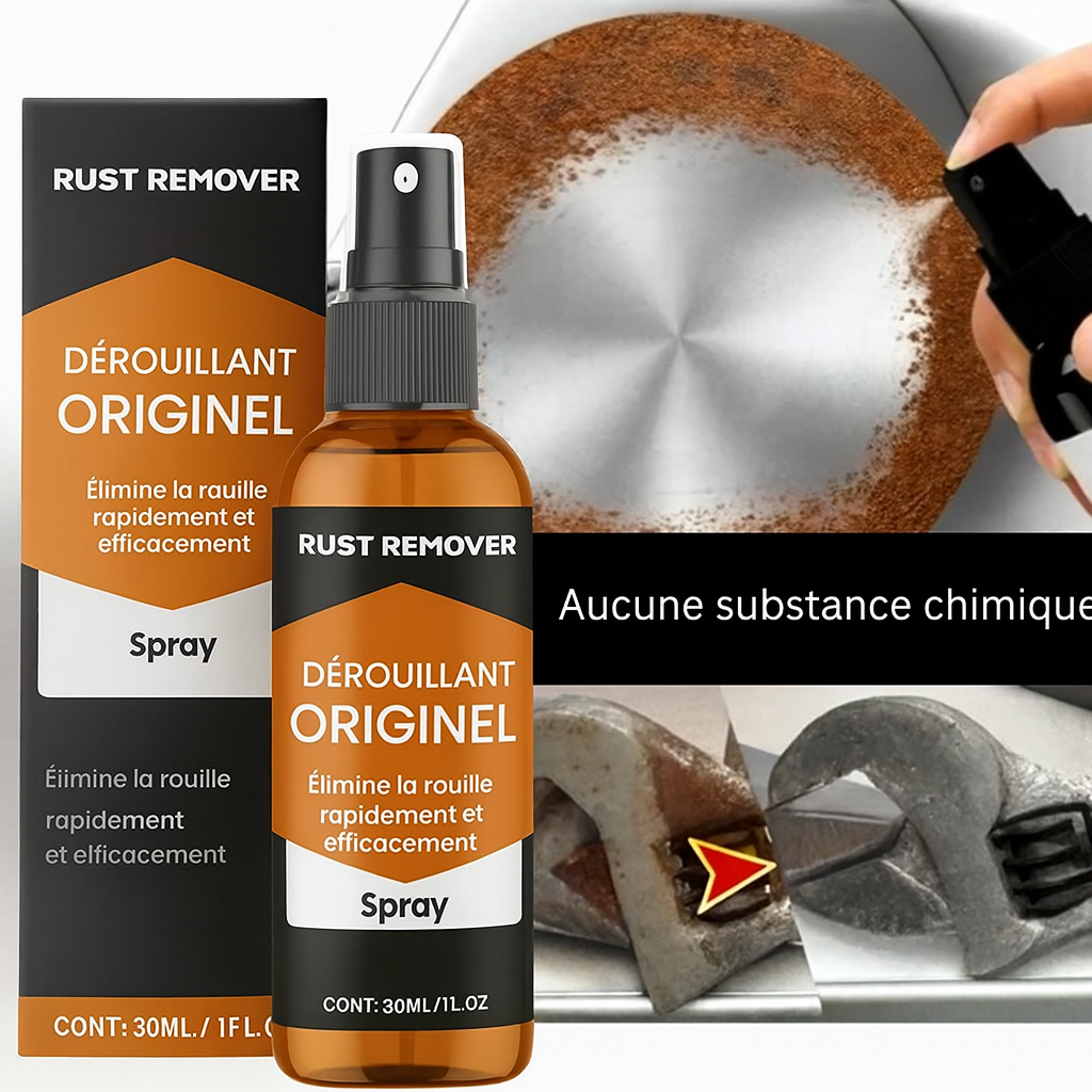 Rust Remover - élimine même la rouille tenace en quelques secondes