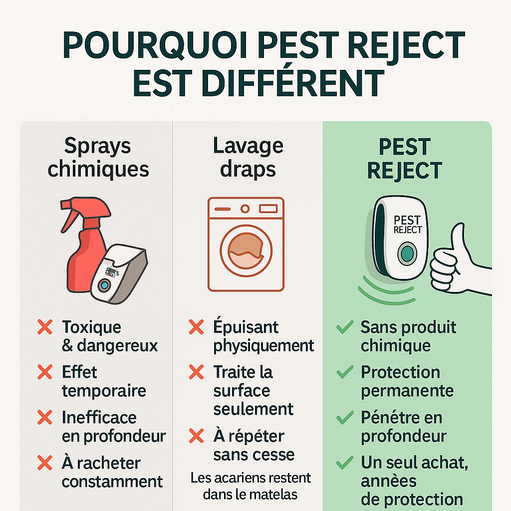 Pest Reject | Ultrasons contre les acariens